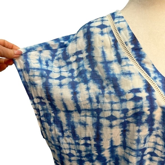 NEW Tahari Blue Tie Dye Beach/Swimsuit Cover Size M - Picture 12 of 12